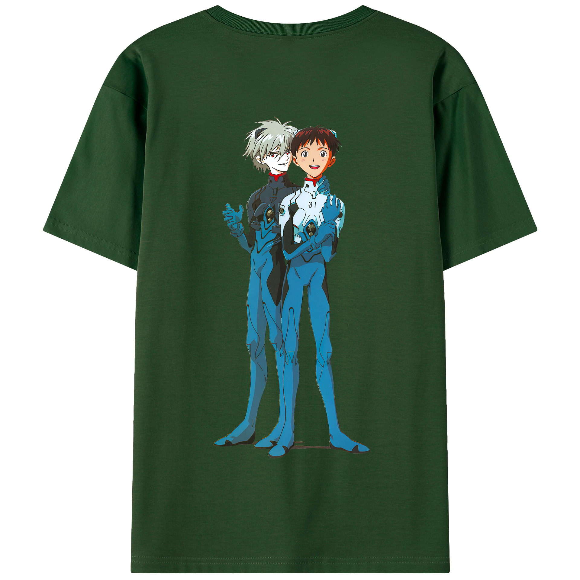 （画像用） EVA 新世紀エヴァンゲリオン 綿100％半袖Tシャツ（背面プリント）